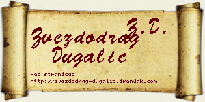 Zvezdodrag Dugalić vizit kartica